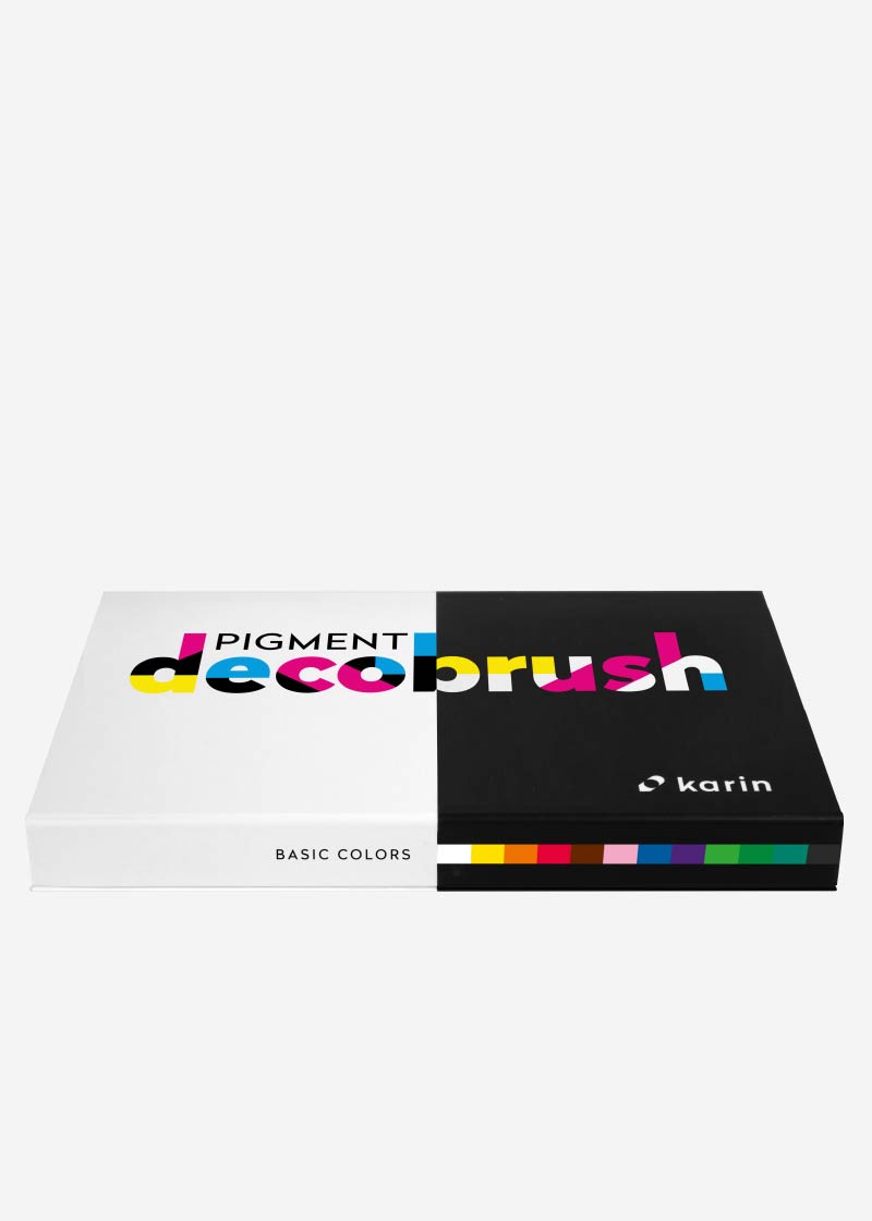 KARIN Pigment Decobrush KAR29C6 - Rotulador de pincel para manualidades,  color pasión, talla única : : Hogar y cocina