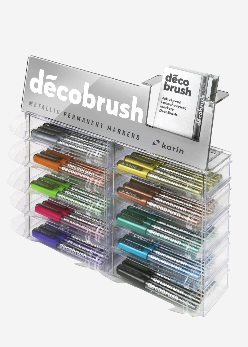 NEW Karin Markers- Acrylic!  Pigment Decobrush Brush Markers